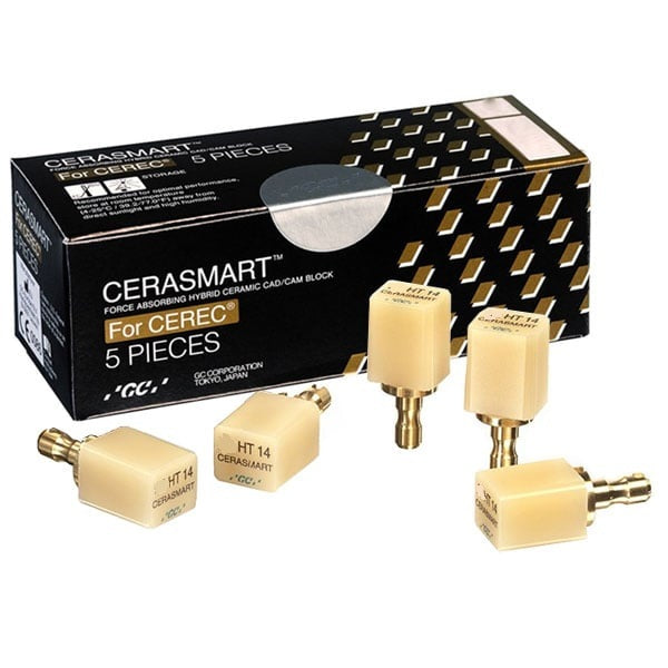 GC 012583 CeraSmart CEREC Force Absorbing Blocks, A3 #14 LT 5/Pk