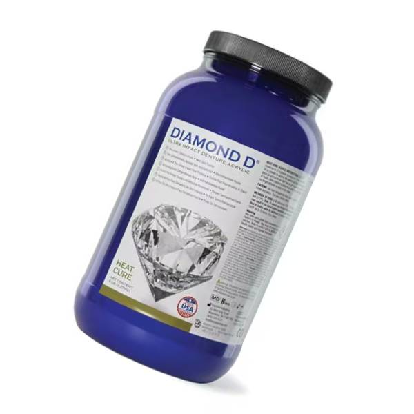 Keystone 1013021 Diamond D Denture Acrylic Heat Cure Original Shade 5Lbs