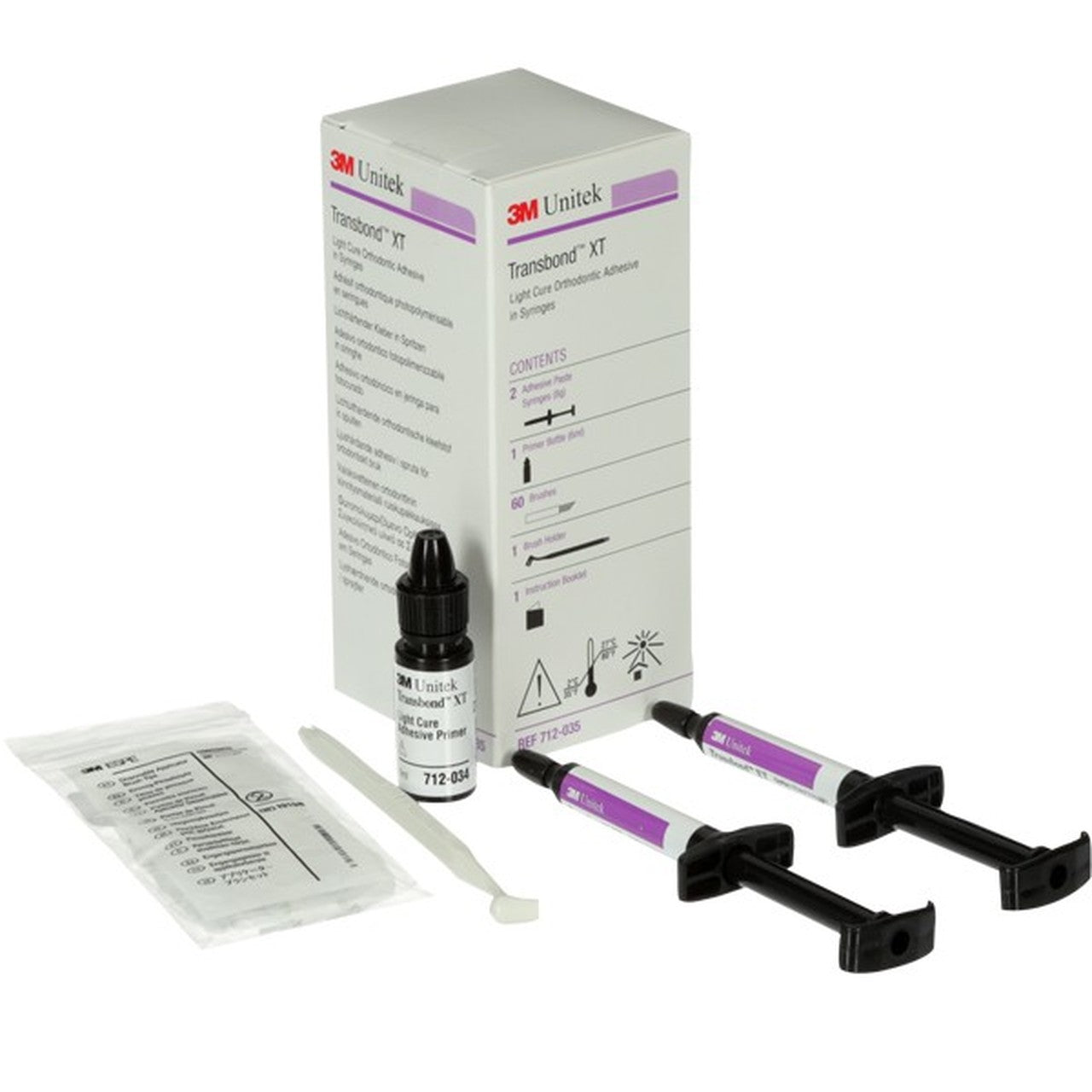 3M ESPE 712-035 Transbond XT Light Cure Adhesive Kit Bonds Metal & Ceramic EXP Jul 2026