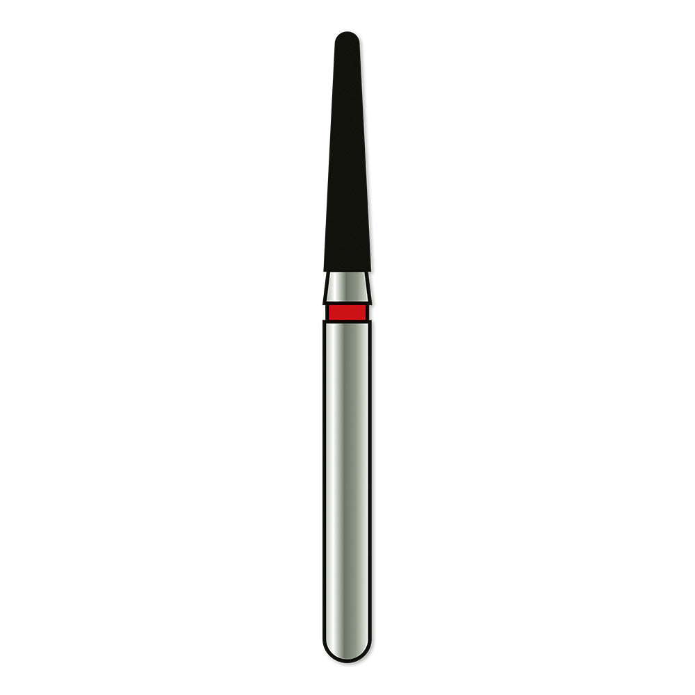 Coltene Whaledent X8568F016 Alpen X1 Sterile FG Round End Taper Fine Grit Diamond Burs 25/Pk