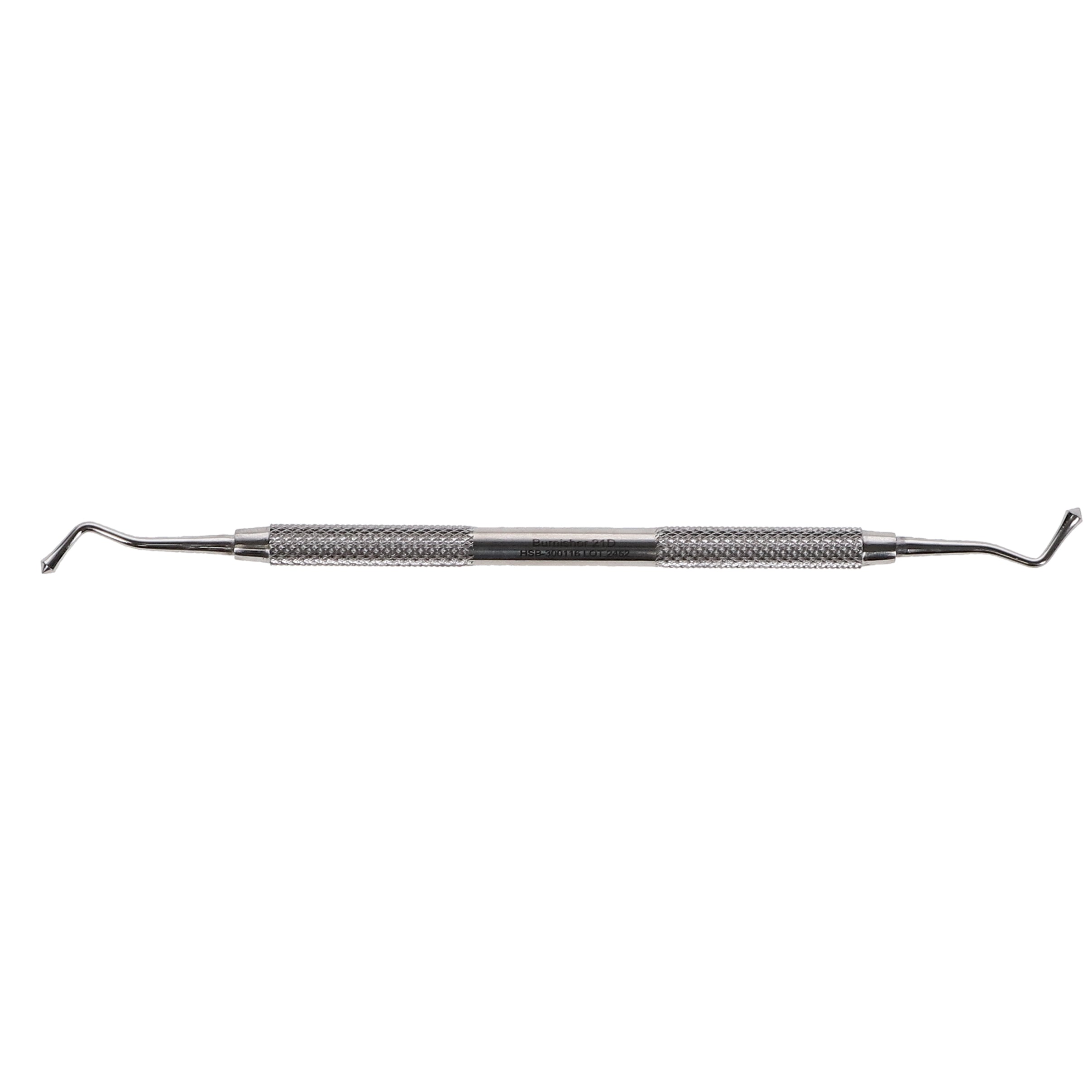 House Brand Dentistry 300116 HSB Double End #21D Acorn Dental Burnisher