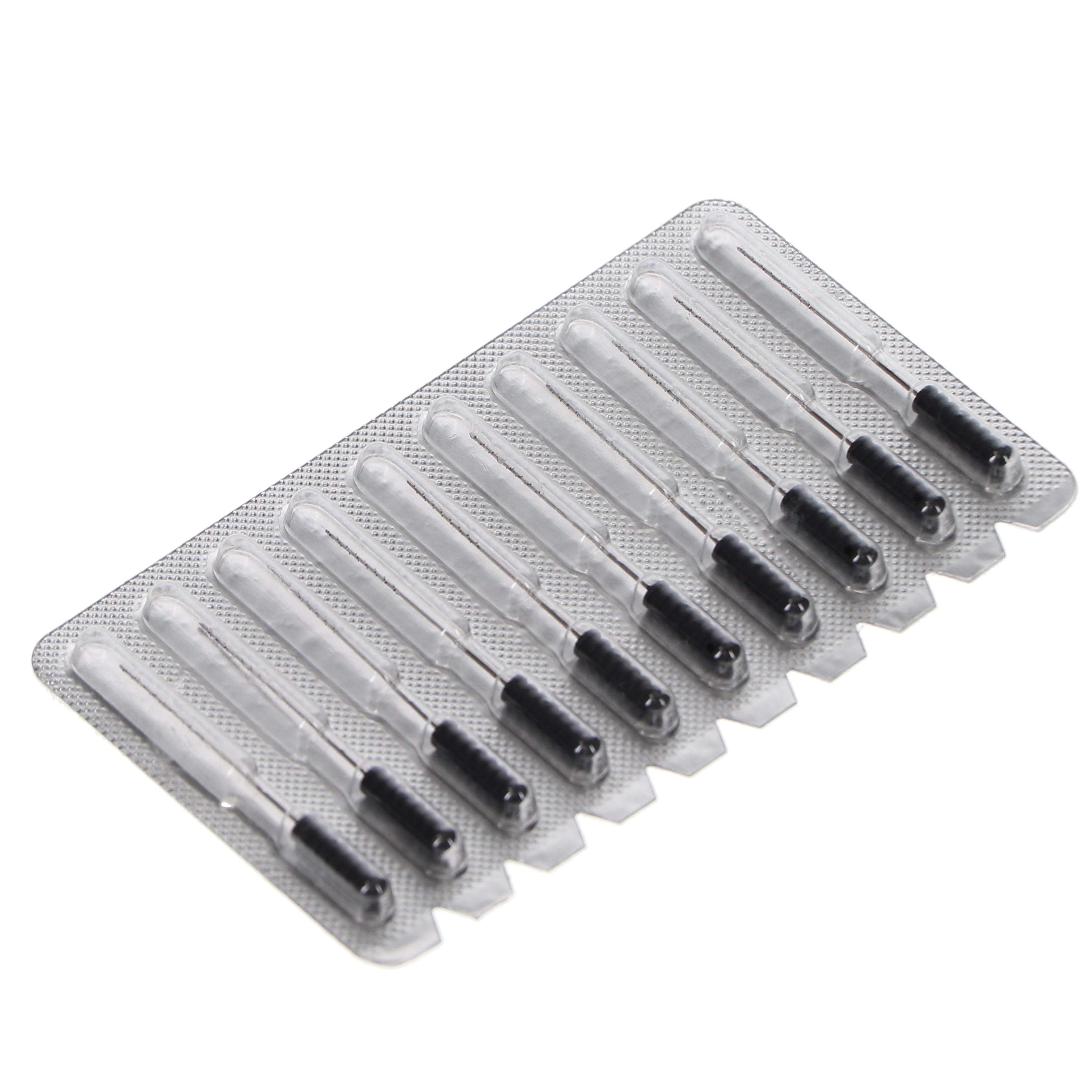 House Brand Dentistry 400606 HSB Barbed Broaches #6 Coarse 25mm Black Sterile 10/Pk