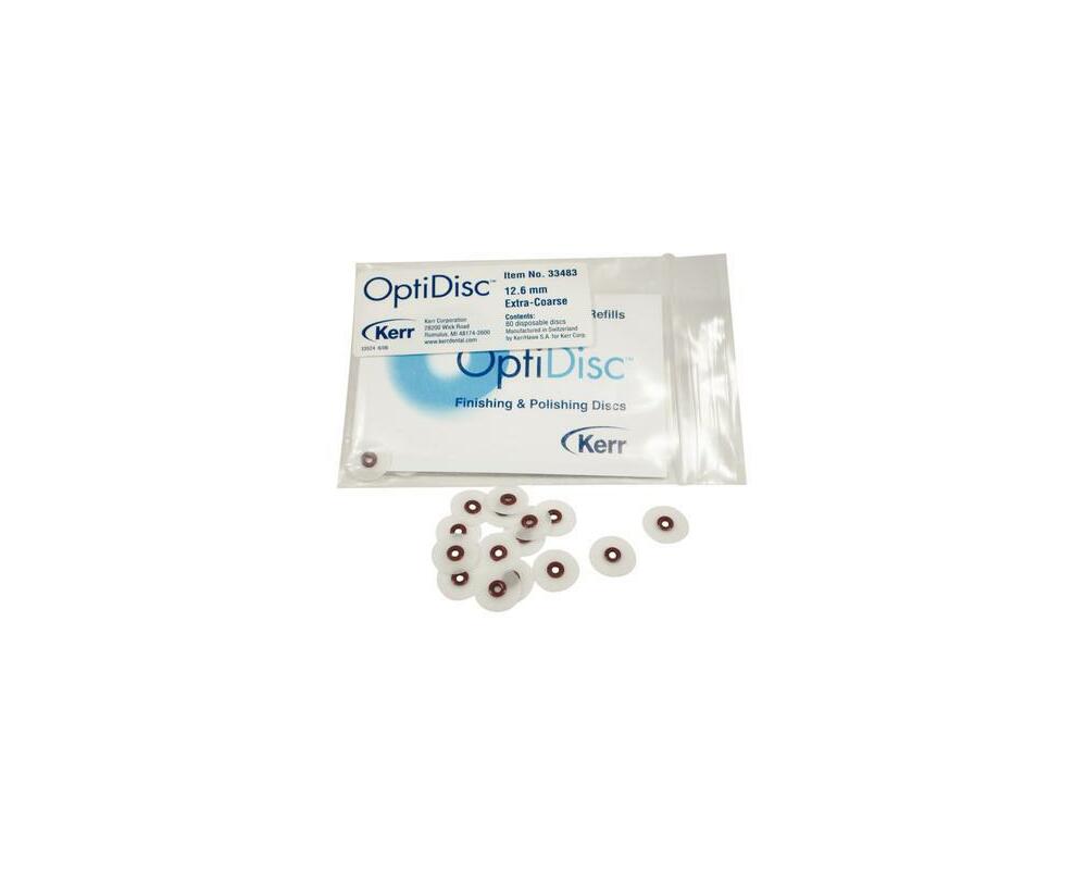 Axis Dental 33483 OptiDisc Finishing & Polishing Discs 12.6mm Extra Coarse 80/Pk