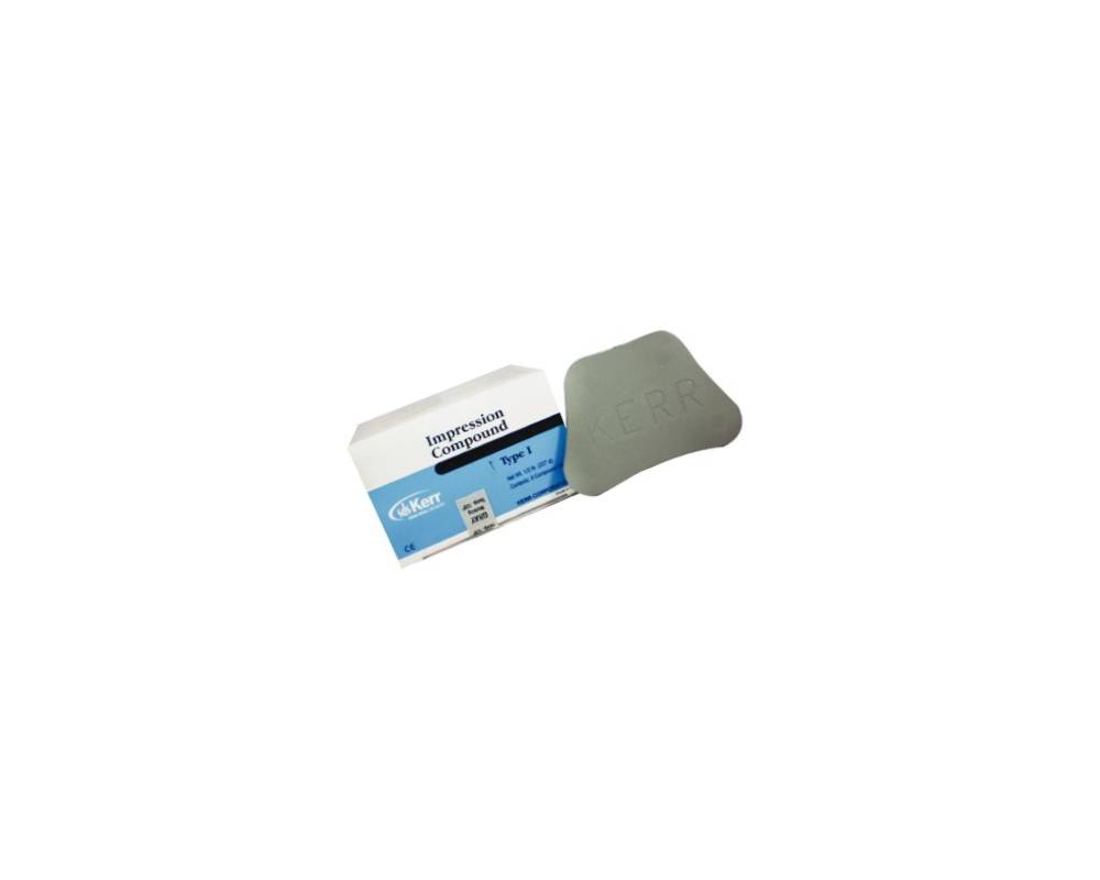 Kerr Dental 00452 Impression Compound Cakes Gray Wax 0.5Lb