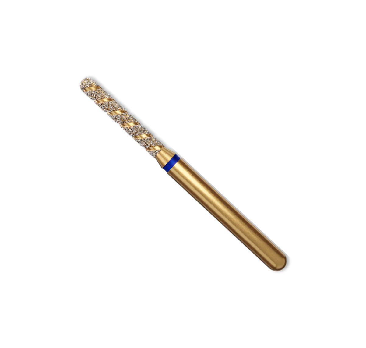 Coltene Whaledent 60032615 Alpen FG #881.014 Round End Cylinder Turbocut Grit Black Diamond Burs 5/Pk