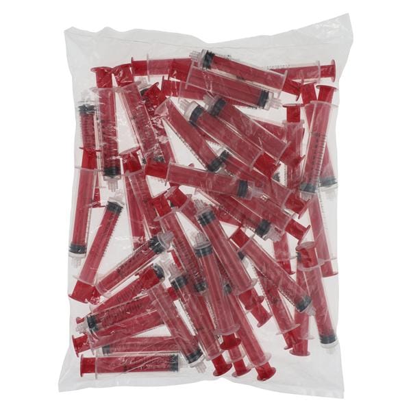 Coltene Whaledent 60011173 CanalPro Color Syringes Red 50/Pk 10 mL