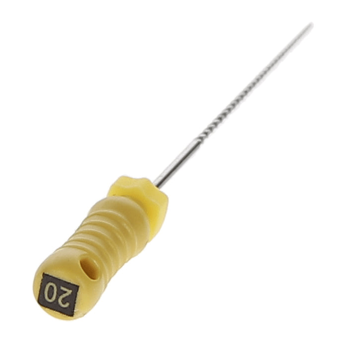 House Brand Dentistry 400320 HSB Endodontic K-Files NiTi 25mm #20 6/Pk