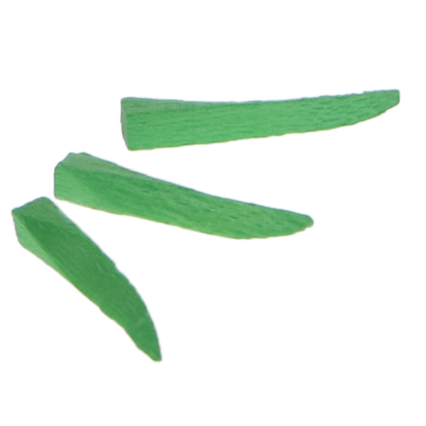 Clinician's Choice 95113 Contoured Wood Wedges Green 13mm 100/Pk