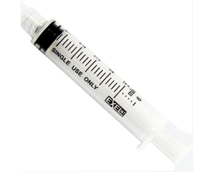 Exel 26230 International 5-6cc Luer Lock Syringe Only With Caps 100/Pk