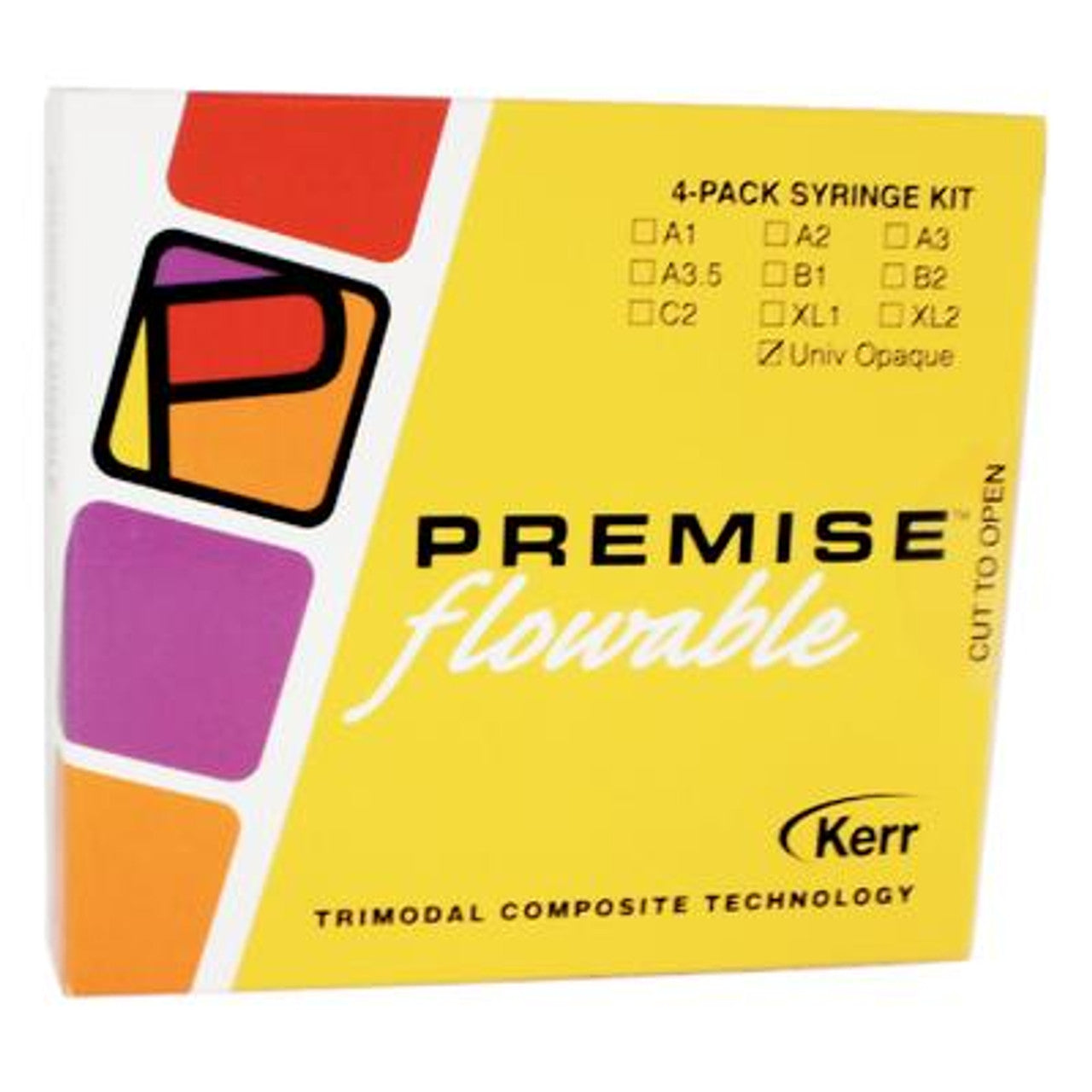 Kerr Dental 33378 Premise Flowable Composite Universal Opaque 4/Pk