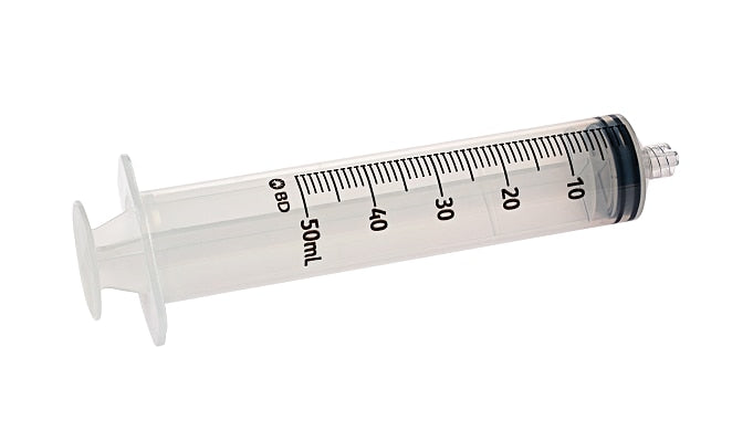 Crosstex 309653 Syringe 50mL Luer-Lok Tip Sterile 40/Pk