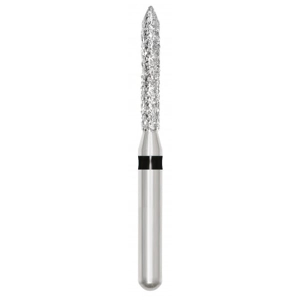 SS White 91380-5 Revelation FG 885-012SC-S Short Shank Beveled Cylinder Super Coarse Grit Diamond Burs 5/Pk
