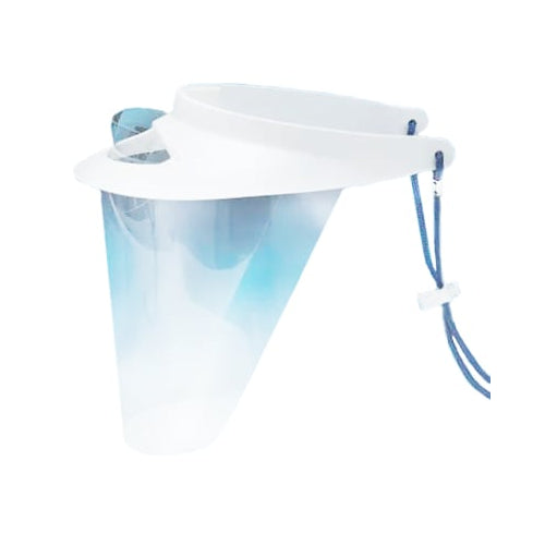 Premium Plus ONE1145-WHITE Face Shield Kit With White Visor Light Weight