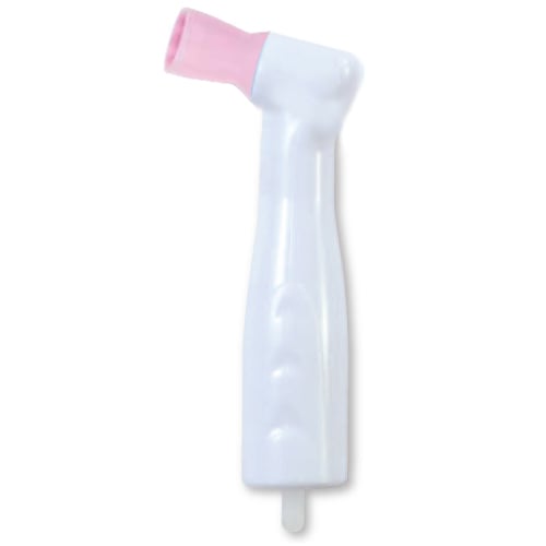 Premium Plus ONE-W3399-105SP Prophy Angles White Body With Soft Cup Pink 100/Pk