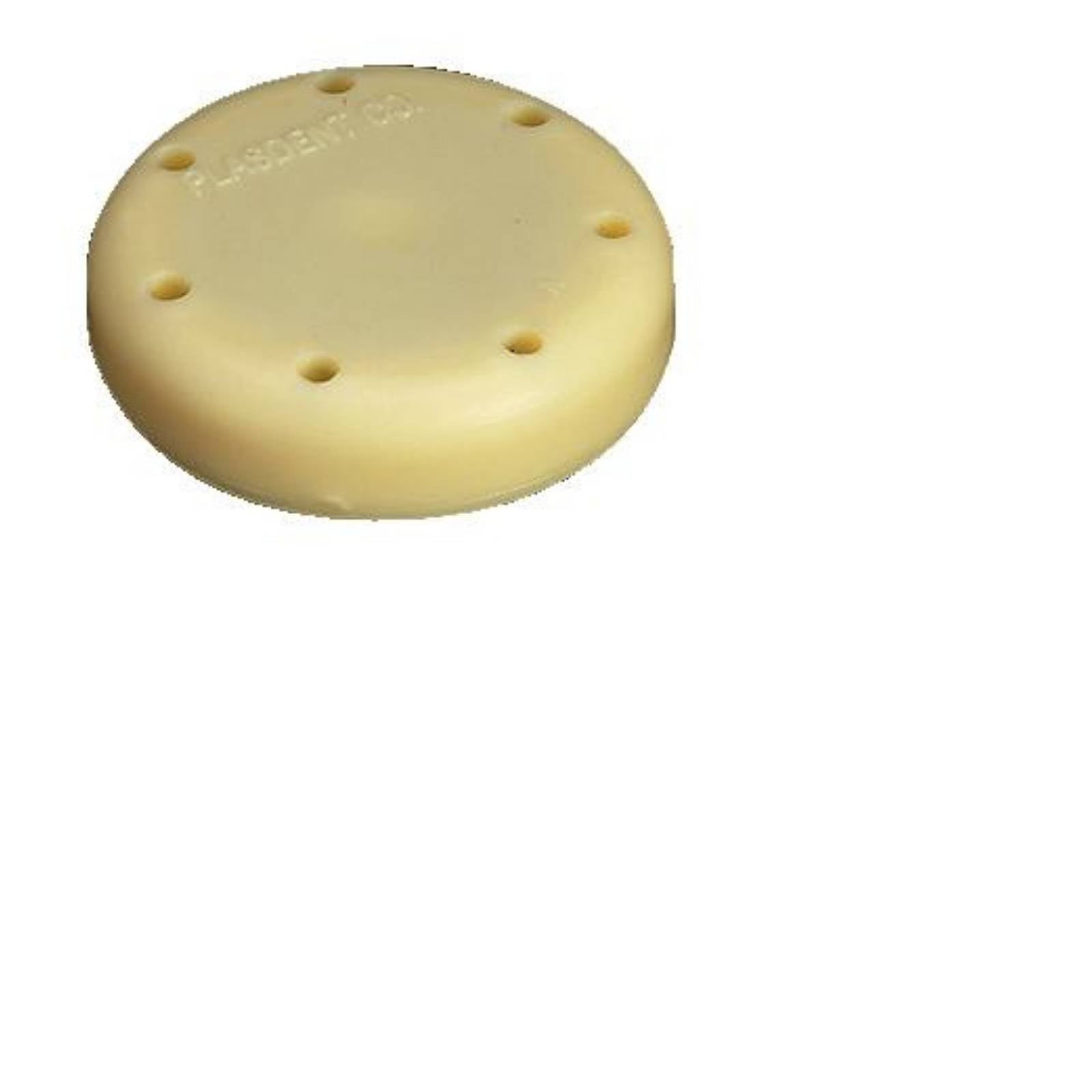 Plasdent 400BSS-3N Magnetic Dental Bur Block 7-Hole Small Round Neon Yellow