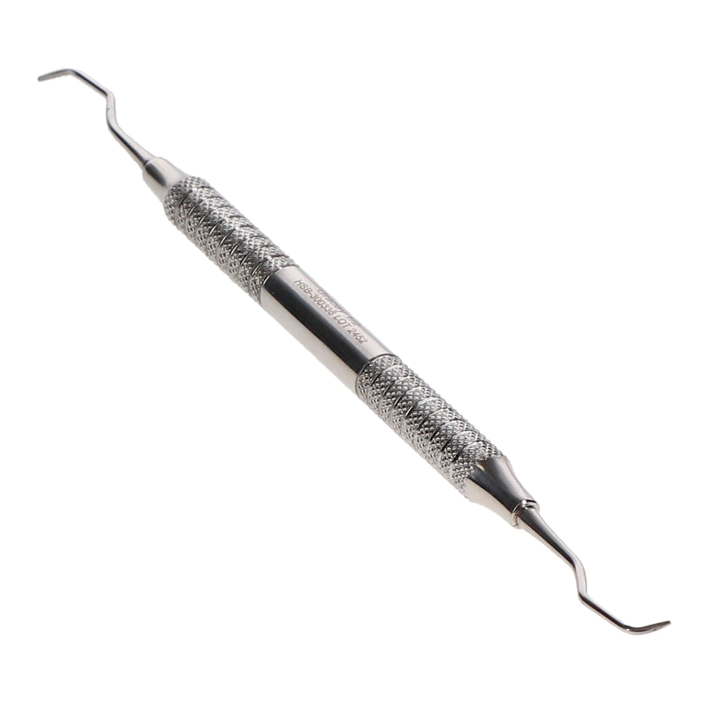 House Brand Dentistry 300338 HSB Double End #1/2 Dental Curette Gracey Hollow Handle