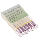 House Brand Dentistry 400467 HSB Hedstrom Endodontic Files Stainless Steel 25mm #10 Purple 6/Pk