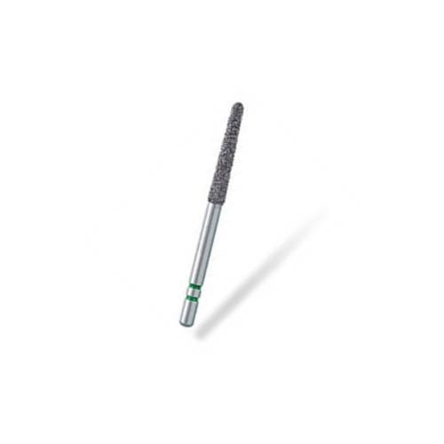 Premier Dental 2015535 Two Striper FG #799.11VF Round End Taper Very Fine Grit Diamond Burs 5/Pk