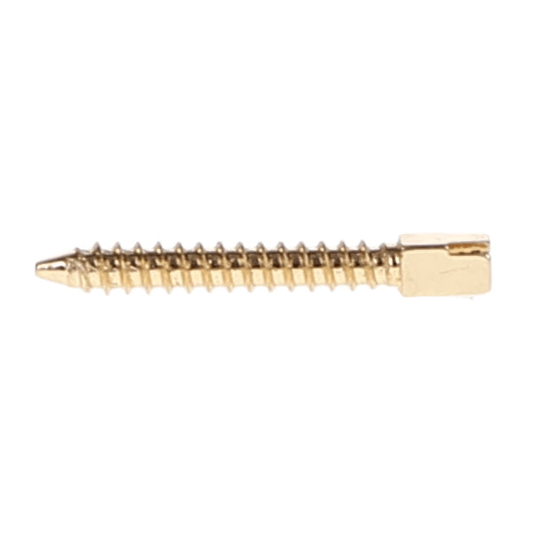House Brand Dentistry 400029 HSB Gold Plated Screw Posts XL6 #6 X-Long 14.2mm 12/Pk