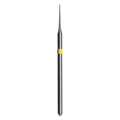 Coltene Whaledent R392EF021FG Alpen Interproximal Extra Fine Grit Yellow Diamond Burs 5/Pk