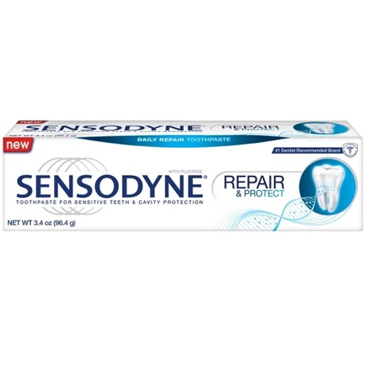 GlaxoSmithKline 84040 Sensodyne Repair & Protect Toothpaste 12/Pk 3.4 oz