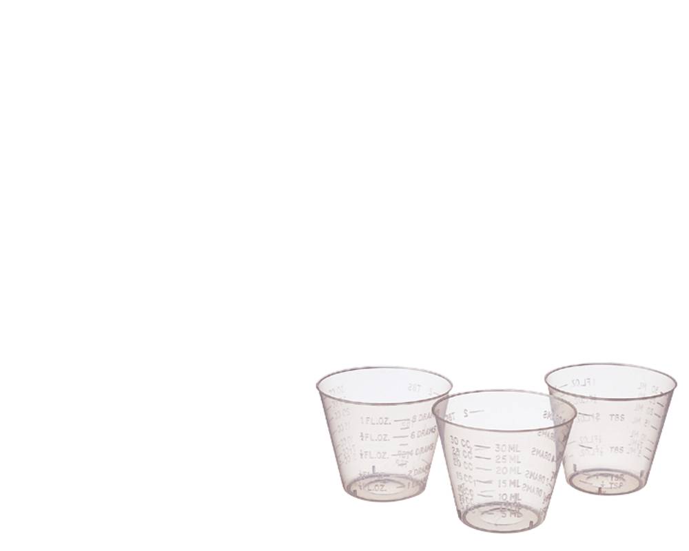 Denticator 039910 Dispensing Cups 30 mL Metered Translucent 100/Pk