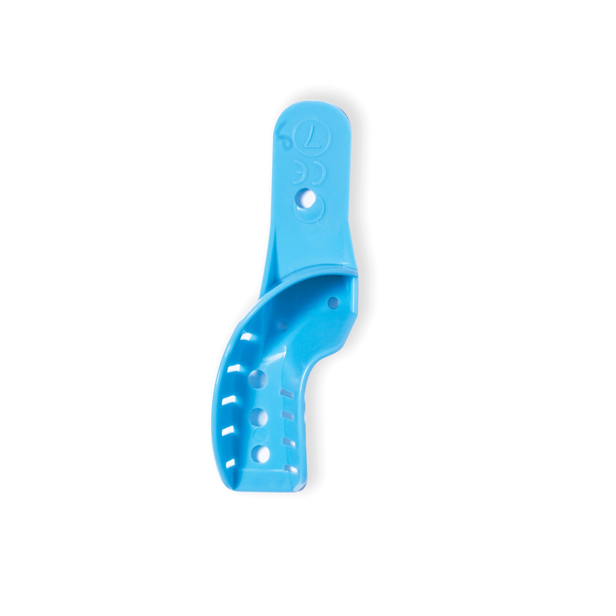 Quala QIT7QDULLR Dental Impression Trays #7 Perforated Quadrant Upper Left Lower Right 12/Pk