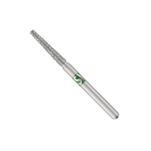 Premier Dental P847016C Priva FG #847-016 Flat End Taper Coarse Grit Diamond Burs Green 5/Pk