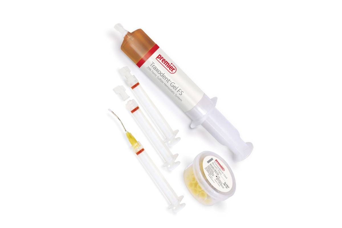 Premier Dental 9007106 Traxodent Gel FS Starter Kit 20% Ferric Sulfate Hemostatic System