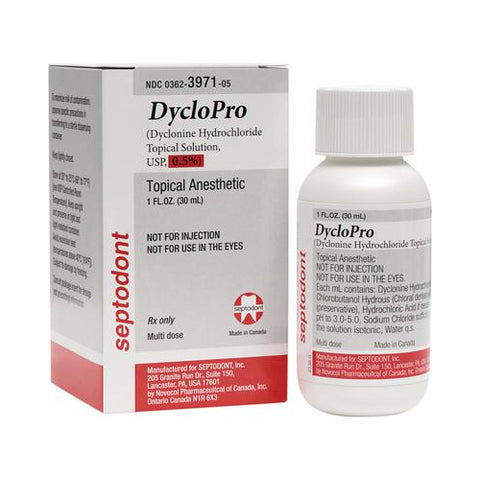 Septodont 99510 DycloPro Topical Anesthetic 1oz