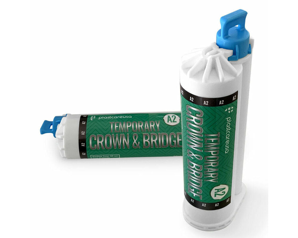 PlastCare TCB-A2 Temporary Crown & Bridge Material 10:1 A2 Cartridge 50 mL