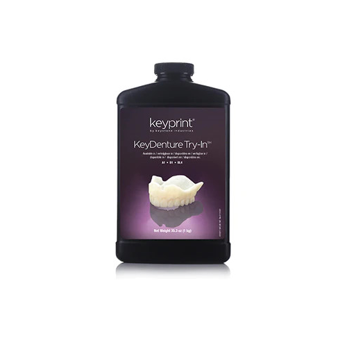 Keystone 4220406 KeyDenture Try-In Biocompatible 3D Printing Resin B1 1 KG