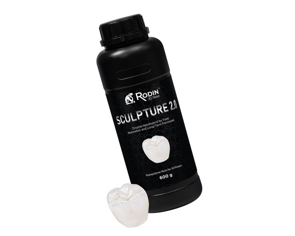 Pac-Dent 23894 Rodin Sculpture 2.0 3D Printing Resin A2 600gm Bottle