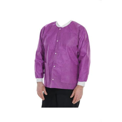 ValuMax 3630VPS Extra-Safe Hip-Length Jackets Violet Purple Small 10/Pk
