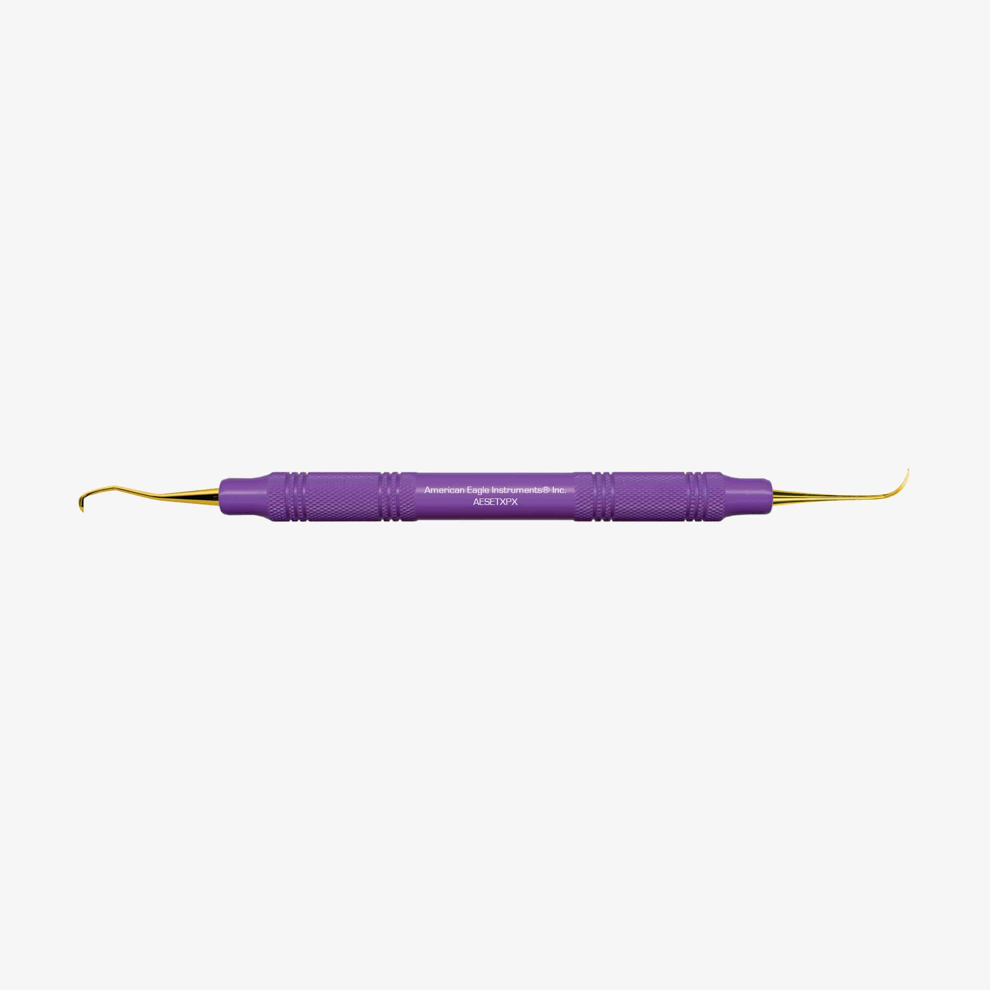 American Eagle Instrument AESETXPX Double End Eagle Talon Dental Scaler XP 3/8 Purple