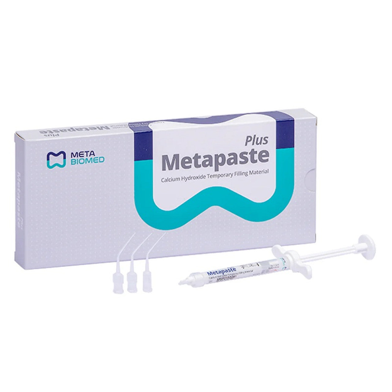 Meta Biomed 301002 Metapaste Plus Temporary Root Canal Filling Material Calcium Hydroxide With Barium Sulfate Water