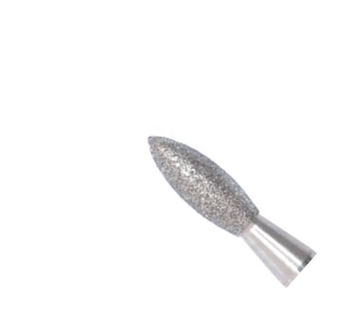 Premier Dental 2015129 Two Striper FG #265.6.5C Flame Coarse Grit Diamond Burs 5/Pk