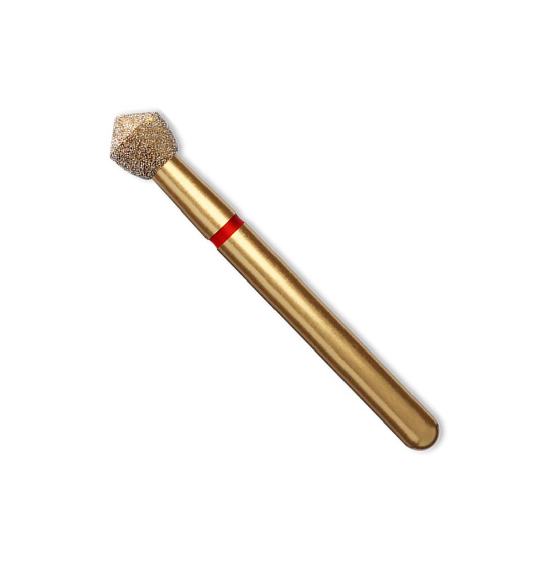 Coltene Whaledent 60032667 Alpen FG #905.027 Acorn Fine Grit Red Diamond Burs 5/Pk