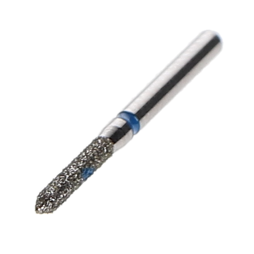 House Brand Dentistry 401908 HSB FG 878-014M Beveled Cylinder Medium Grit Diamond Burs 10/Pk
