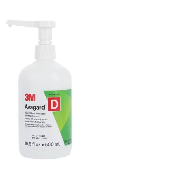3M Solventum 9222 Avagard D Instant Hand Antiseptic w/Moisturizers 16oz