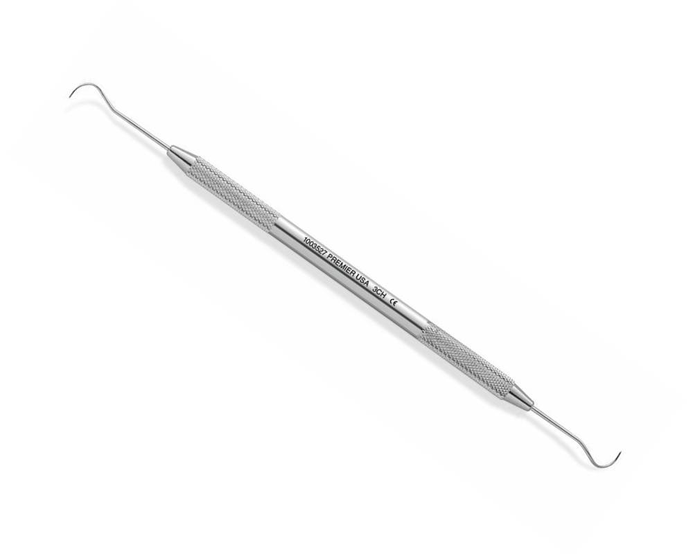 Premier Dental 1003527 Double End #3 Cavity Finder Explorer With Round Handle