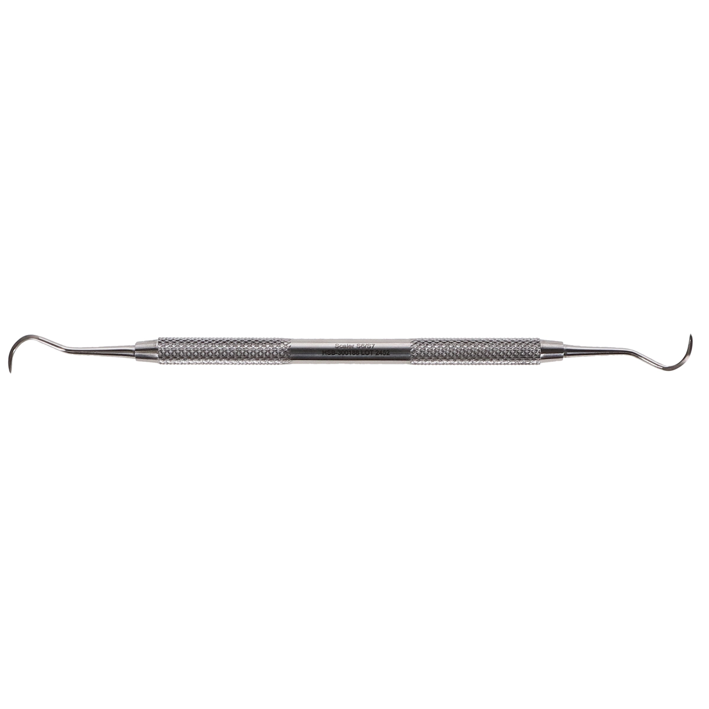 House Brand Dentistry 300188 HSB Double End #S6/S7 Dental Scaler