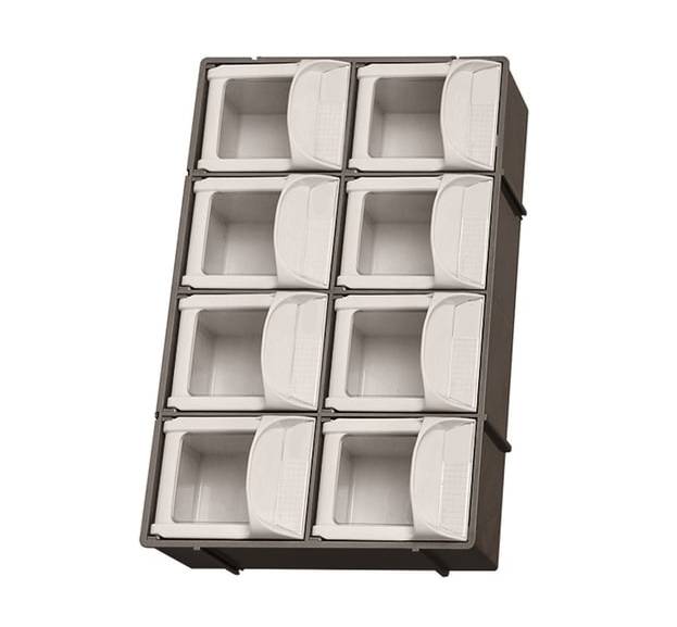 Plasdent BIN08-11 8-Bin Dental Organizing Unit 11-13/16