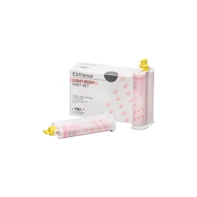 GC 137712 Exa'lence VPES Material Fast Set Extra Light Body Cartridges 32/Pk 48mL