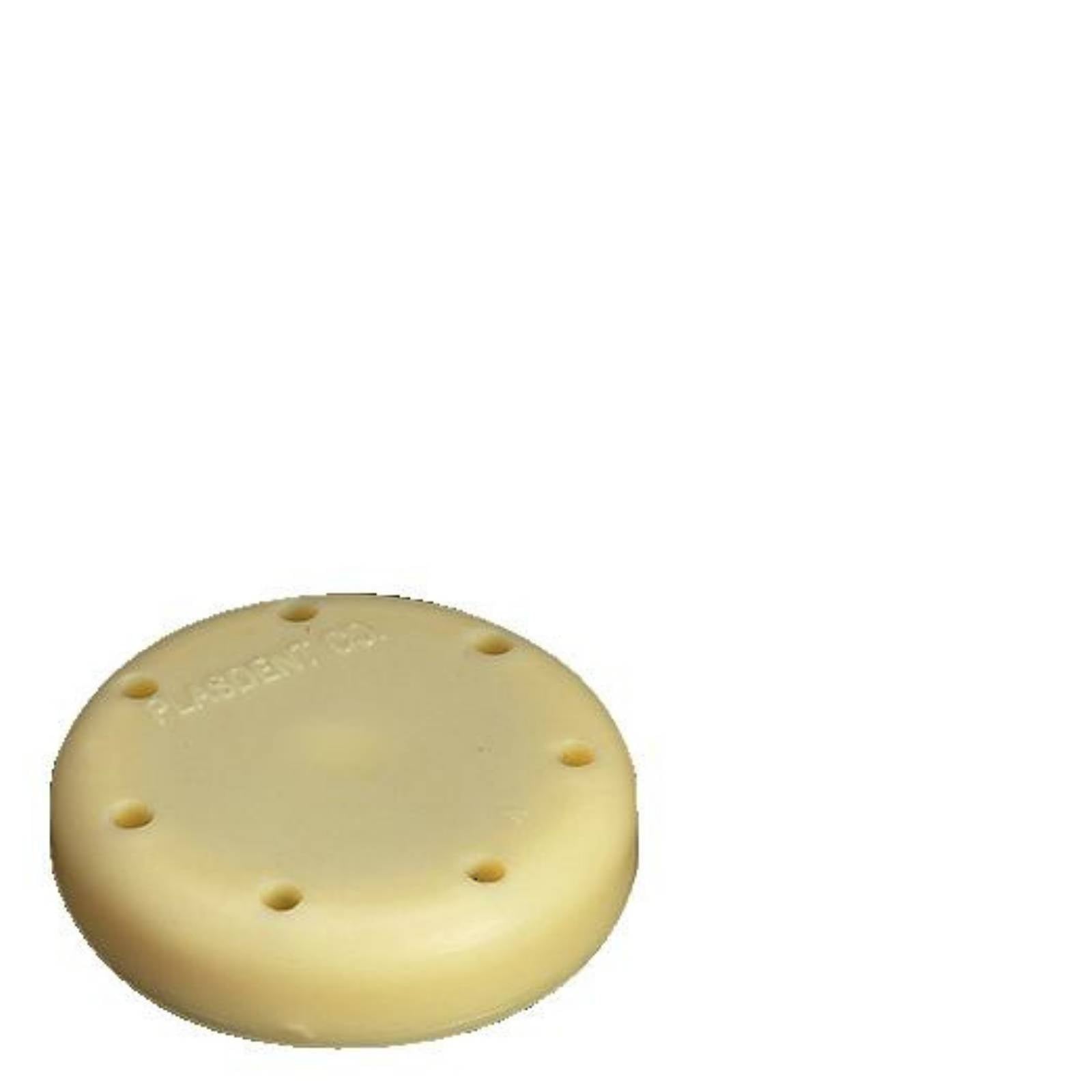 Plasdent 400BSS-3N Magnetic Dental Bur Block 7-Hole Small Round Neon Yellow