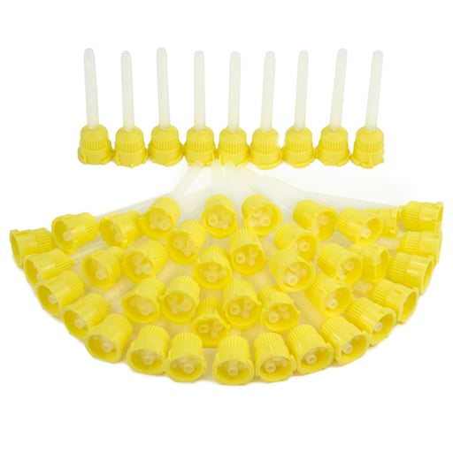 Kulzer 66001988 Dental Mixing Tips HP Correct Flow Yellow 4.2mm 48/Bx