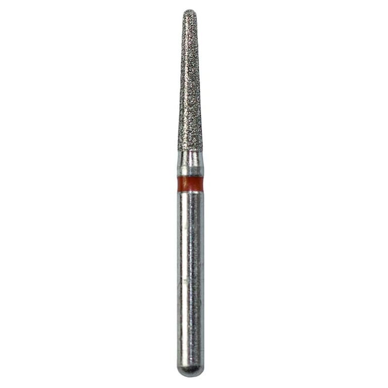 Mydent 856-016F-5 Defend 856-016F FG Round End Taper Fine Grit Diamond Burs 5/Pk