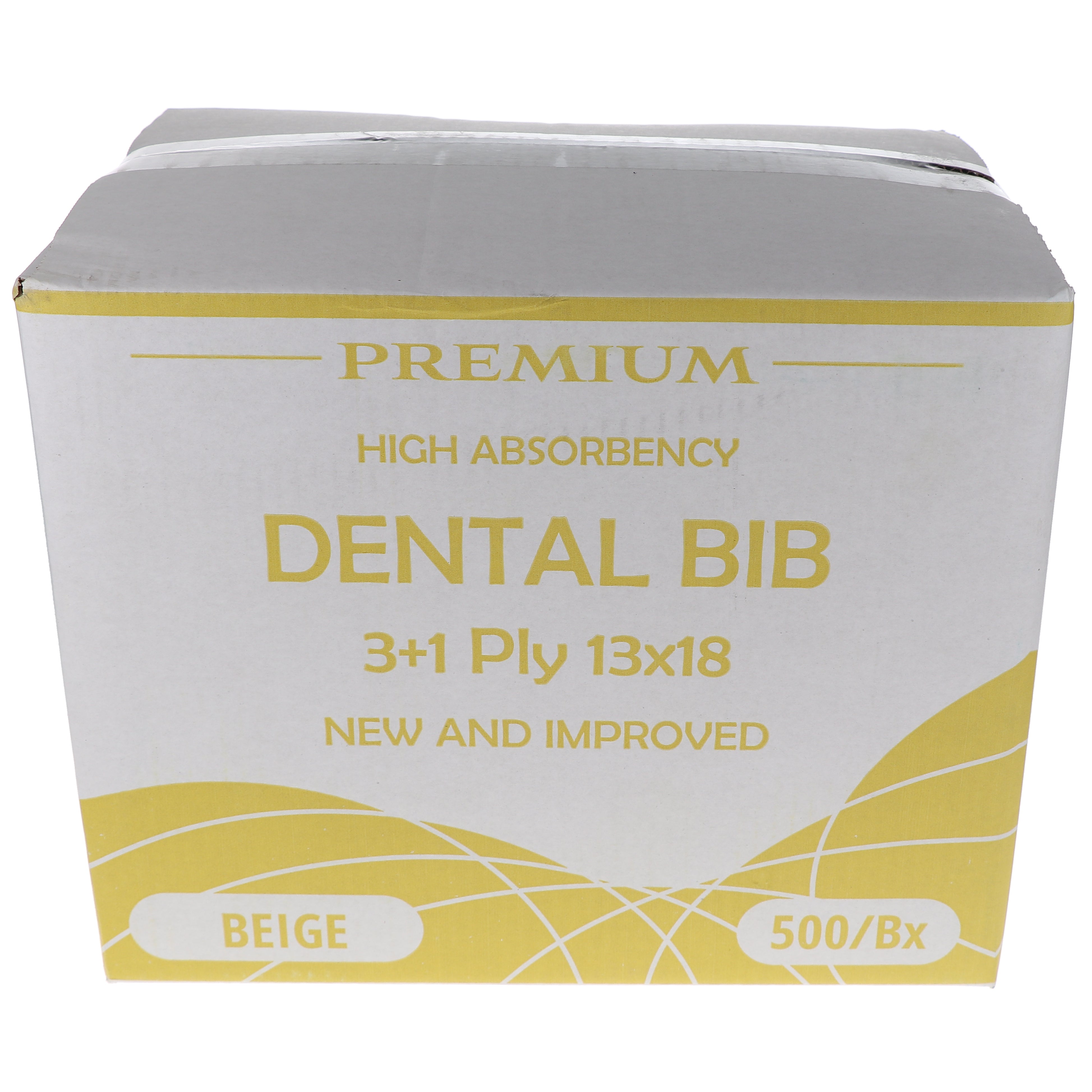 House Brand Dentistry 109234 HSB Dental Patient Bibs 3+1 Ply 13