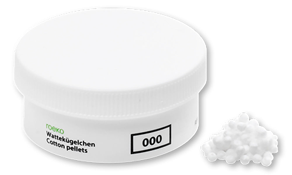 Coltene Whaledent 210000 Roeko Cotton Pellets Size #000 3.0mm Uniform Single 1.5 Gm Jar