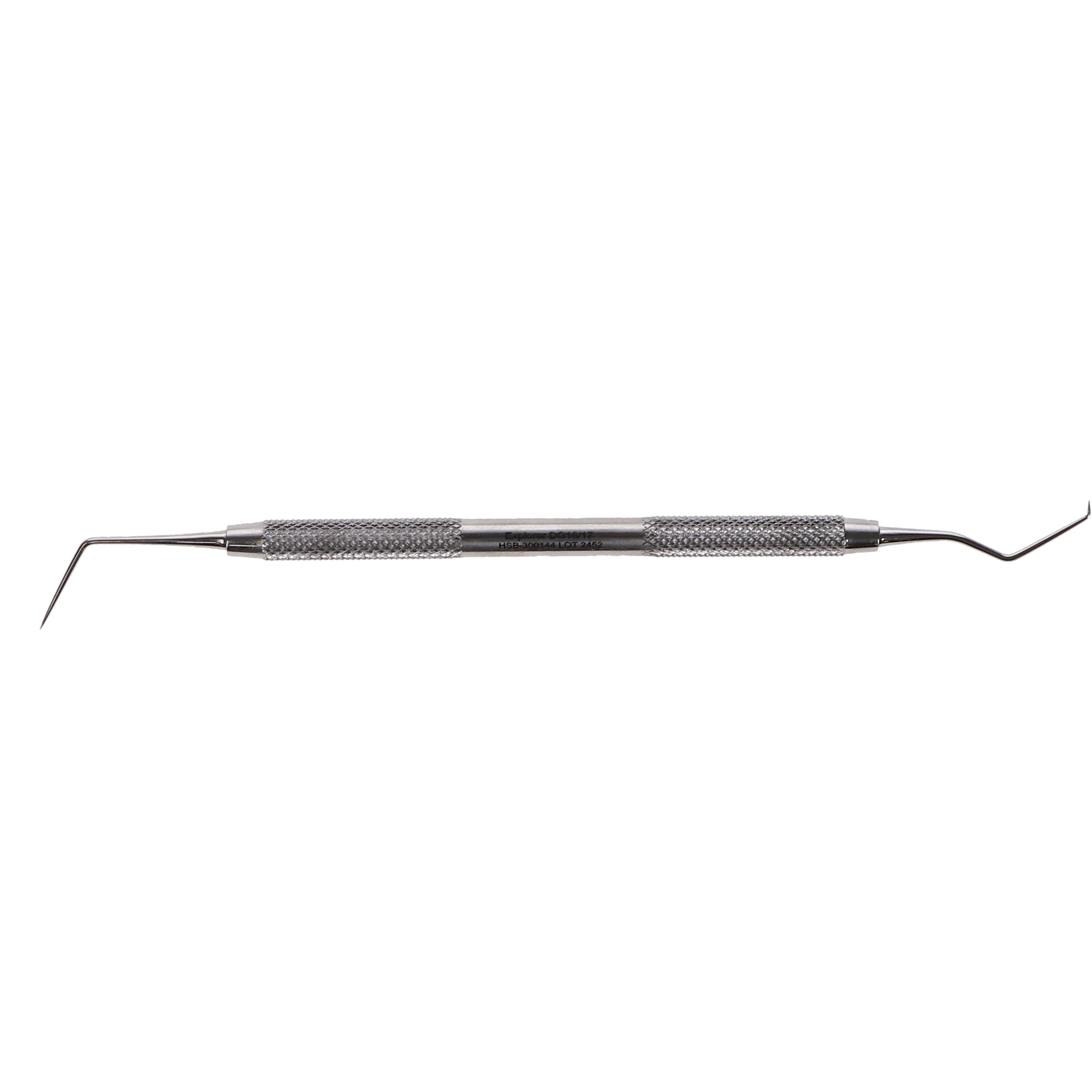 House Brand Dentistry 300144 HSB Double End #DG16/17 Endodontic Explorer